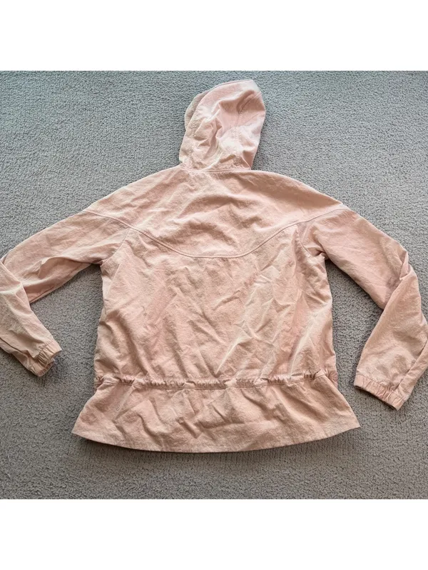 Lululemon Street to Studio Jacket Women’s 10 Dune Blush Pink Hooded Windbreaker - Image 2