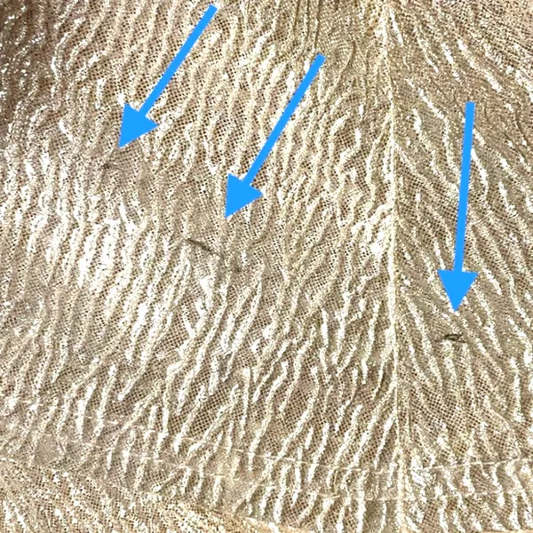 Lulus All that Shimmers is Gold Light Gold Maxi Plunging Neck Dress Size XS - Image 12