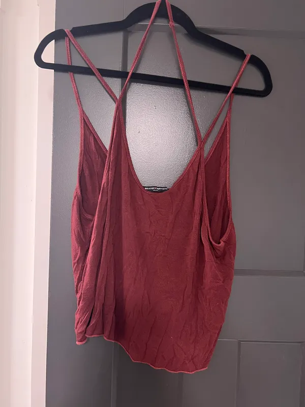 Brandy Melville Maroon Tank Top - Image 3
