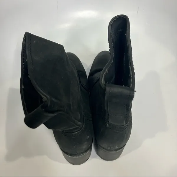 Steve Madden Travis faux leather boots‎ black women’s size 9 punk gothic casual - Image 5