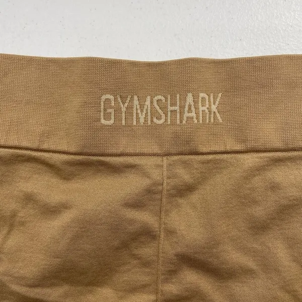 Gymshark Large Seamless Boxers Shorts Underwear Back‎ Band Logo Beige High Rise - Image 8
