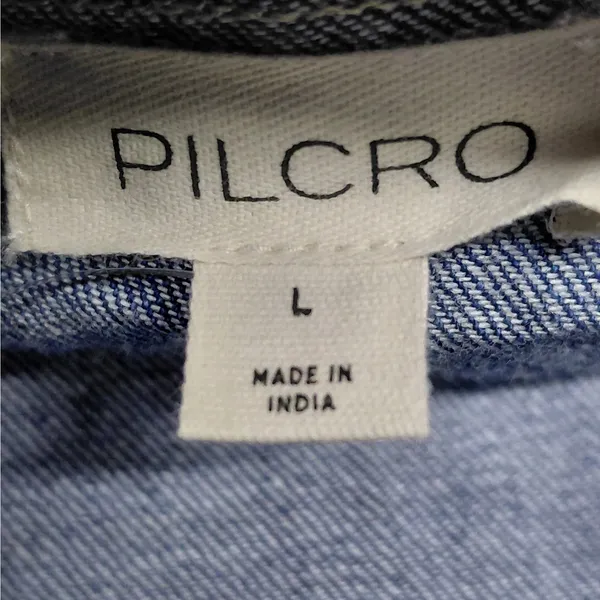 Anthropologie Pilcro Women Denim Vest Top Large Festival Western Coastal Cowgirl - Image 6