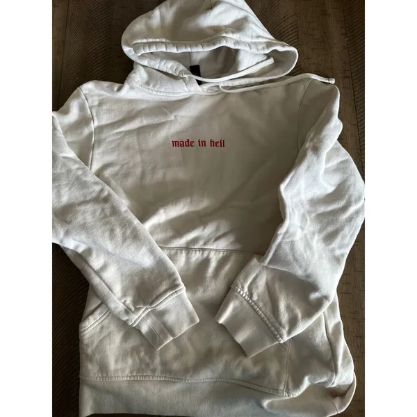 VOIGHT by Valentina Cream "Made In Hell" Devil Girl Graphic Hoodie (Medium) - Image 3