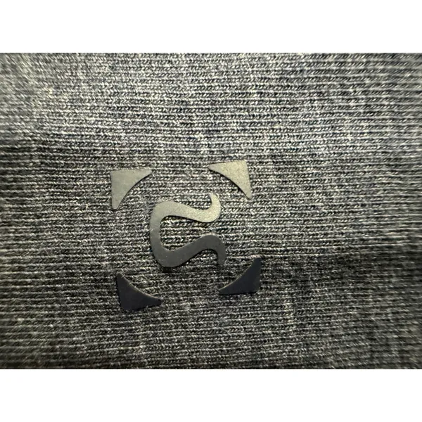Lululemon Womens Long Sleeve Crewneck Athletic‎ Top Heathered Navy Blue 2704 - Image 5