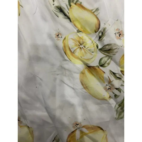 For Love and Lemons Serafina Citrus Print Open Back Mini Dress Size Small - Image 4