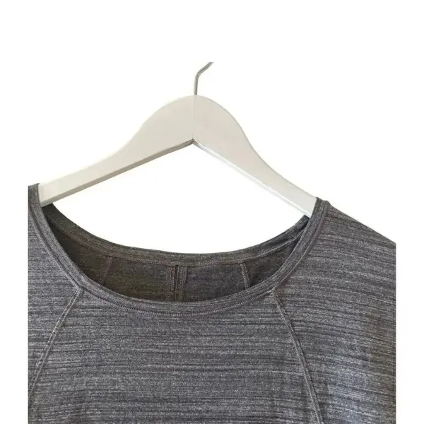Lululemon Charcoal Gray Black Swiftly Long Sleeve Athletic Run Train Yoga Women’ - Image 4