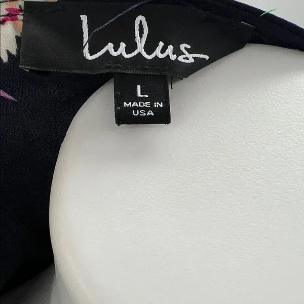 Lulu's Herbaceous Babe Navy Floral Shift Large Dress - Image 2