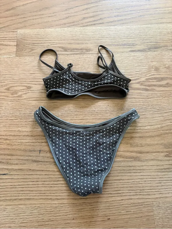 Frankie’s Bikinis Polka Dot Bikini Set - Image 4