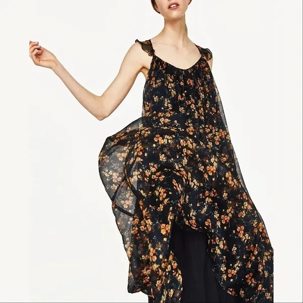 ✨Long Strappy Dress With Frill✨ - Image 3