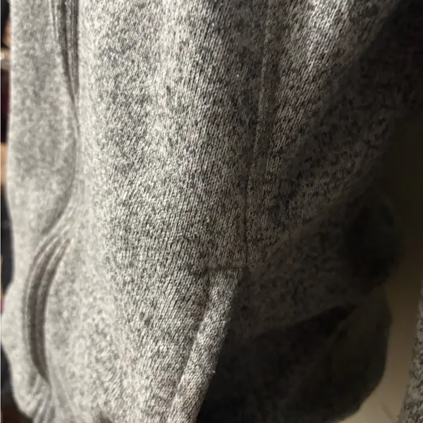 The North Face Heathered Gray Zip-Up Jacket - Image 5