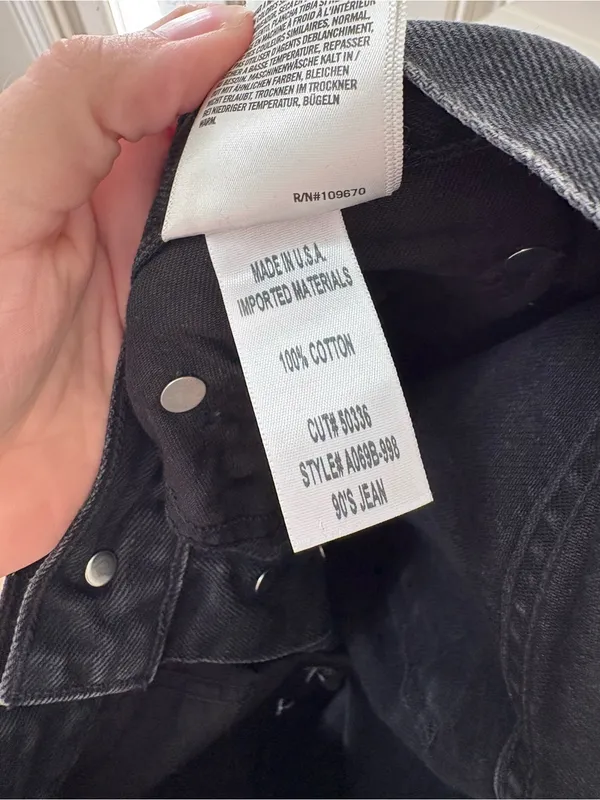 AGOLDE 90’s Jean in Audio Size 28 - Image 5