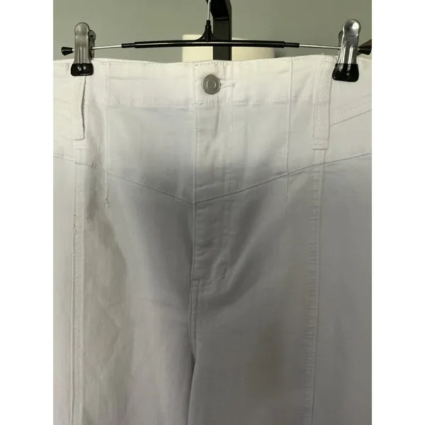 Altar'd State Womens 32 White High Rise Wide Leg Trouser Jeans NWT - Image 4