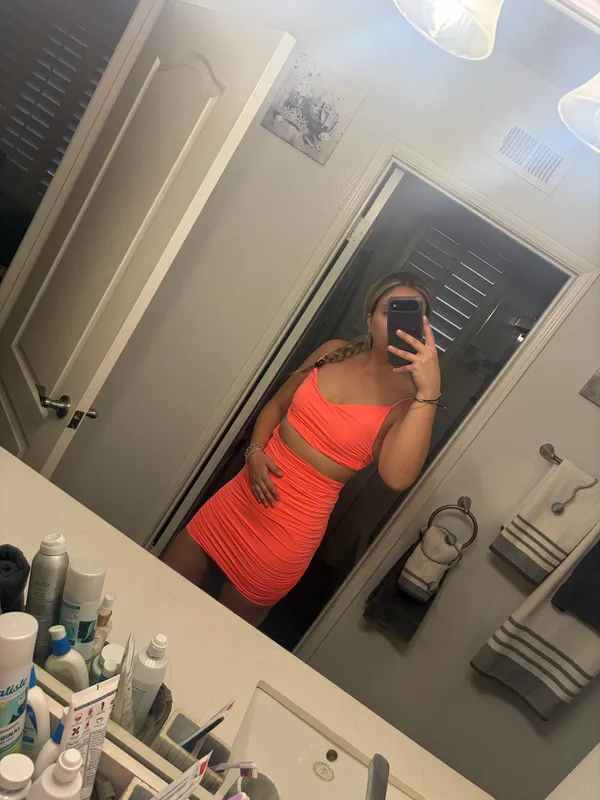 Oh Polly Hot Pink Bodycon Dress - Image 4