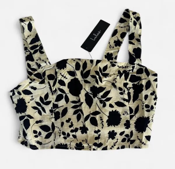 Lulus NWT Endless Sweet Cream Floral Print Set - Image 4
