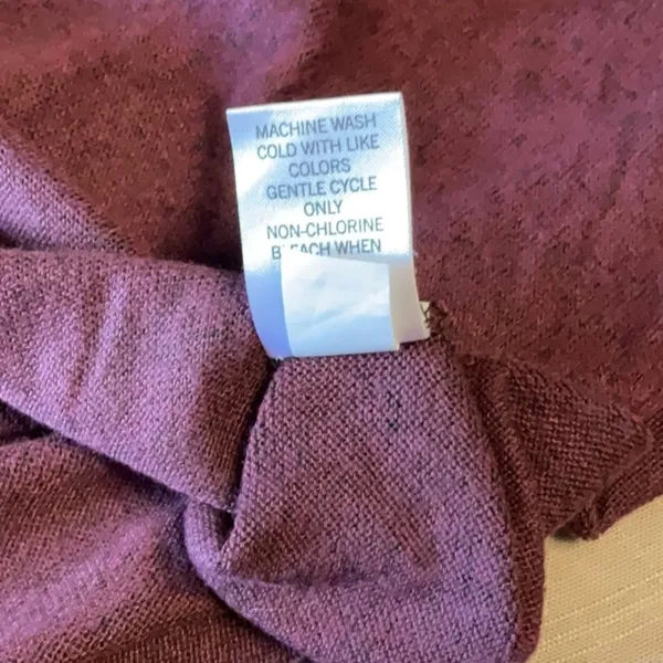 SO Women's Dark Purple Sweatshirt with Silver Stripes - Image 7
