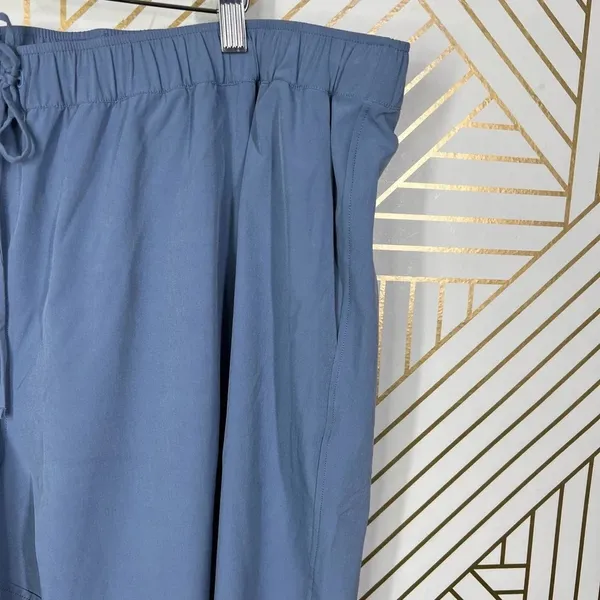Summersalt The On-The-Go Pant in‎ Slate Blue Drawstring Plus Size US 22 - Image 6