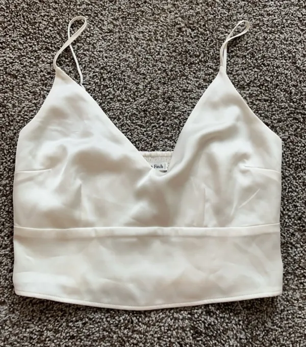 Abercrombie silk crop top - Image 4
