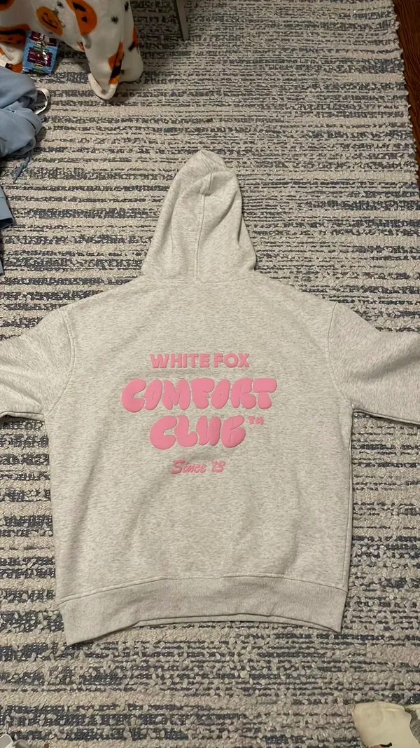 White Fox Hoodie - Image 3