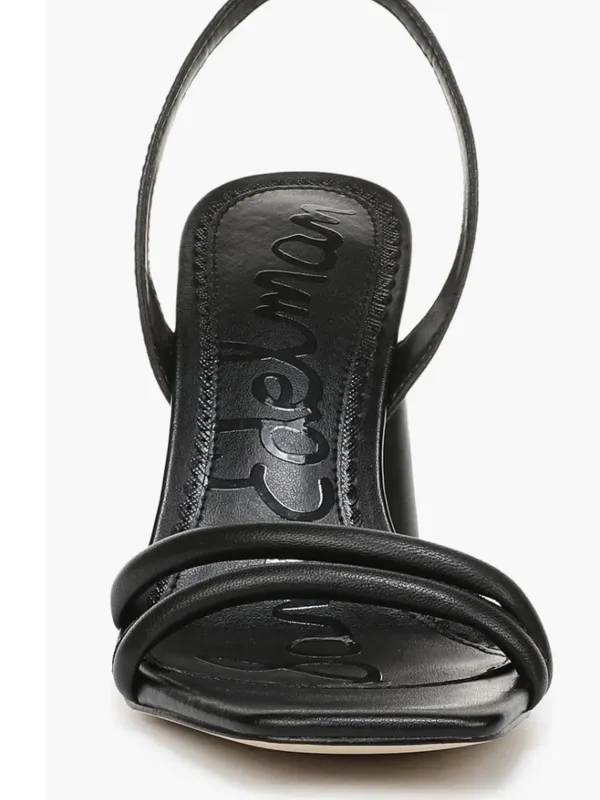 NEW $130 Sam Edelman Kia Block Heel Ankle Strap Sandal 9 M, BLACK - Image 4