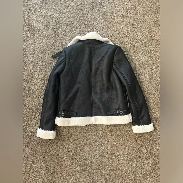 AQUA leather jacket, size XS - Image 2