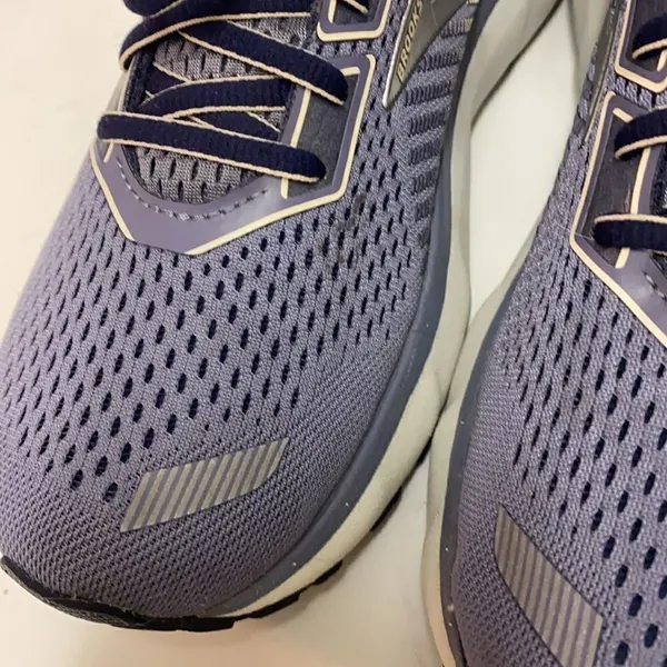 BROOKS GHOST 12‎ Grey Peach navy 9 US MEDIUM A12 - Image 4