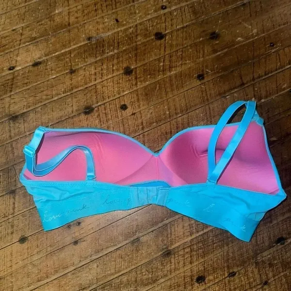 Victoria’s Secret Sport padded wireless blue yoga/sports bra - Image 2
