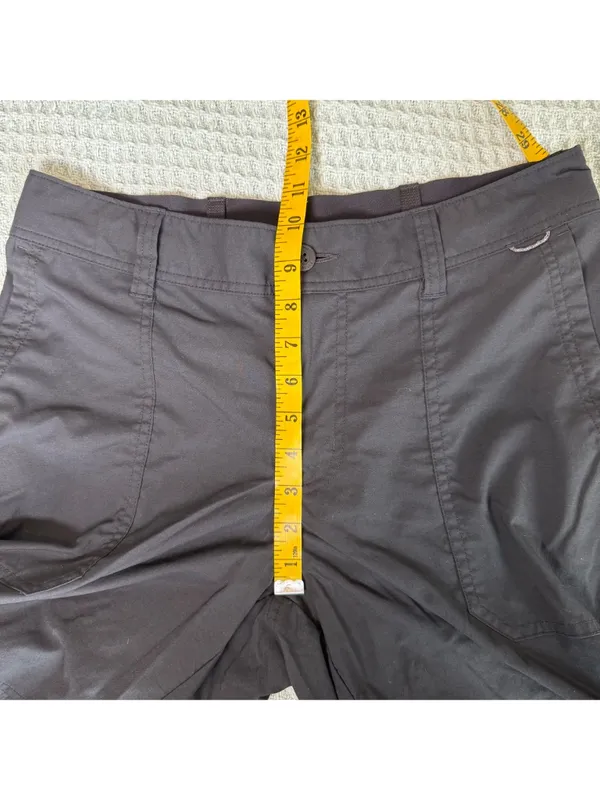 REI Co-Op Sahara Bermuda Shorts Womens 10 Black Hiking Outdoor Gorpcore Travel - Image 8
