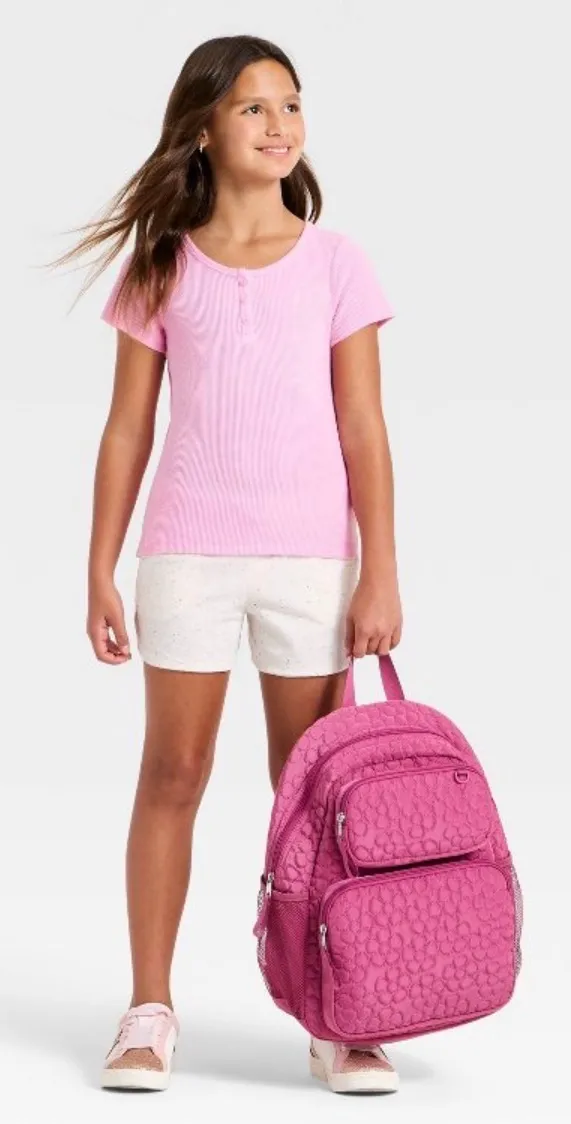 Girls' Knit Pull-On Shorts - Cat & Jack Cream Large 10/12 New Comfy Sweatshorts - Image 8