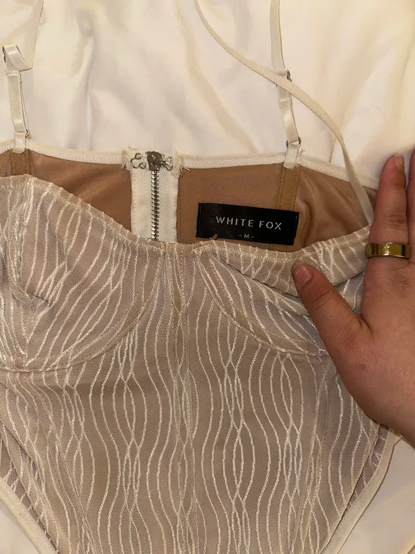 White Fox Corset Boutique Top - Image 4