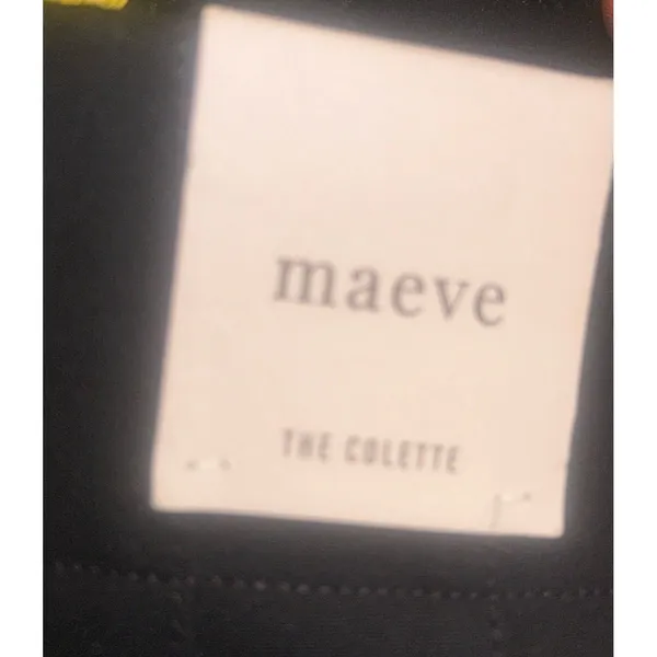 Anthropologie Maeve The Colette Crop Bow-Waist Pants Black Sz 26P NEW Boho Chic - Image 9