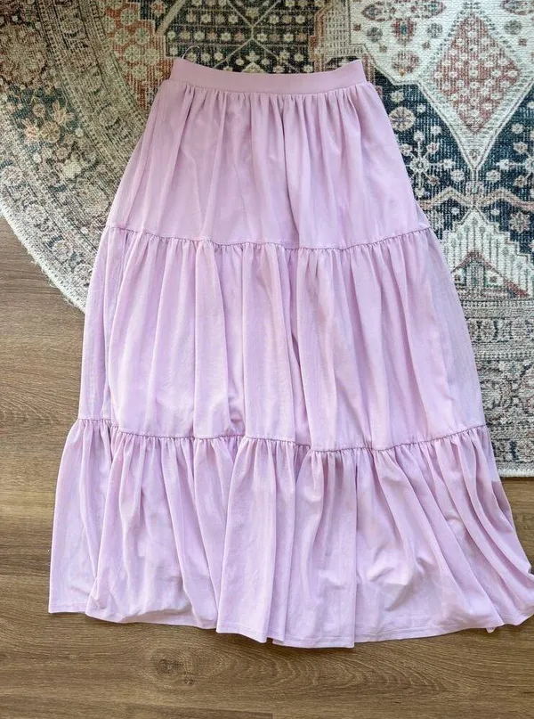 Zara Tiered Tulle Maxi Skirt - Image 2