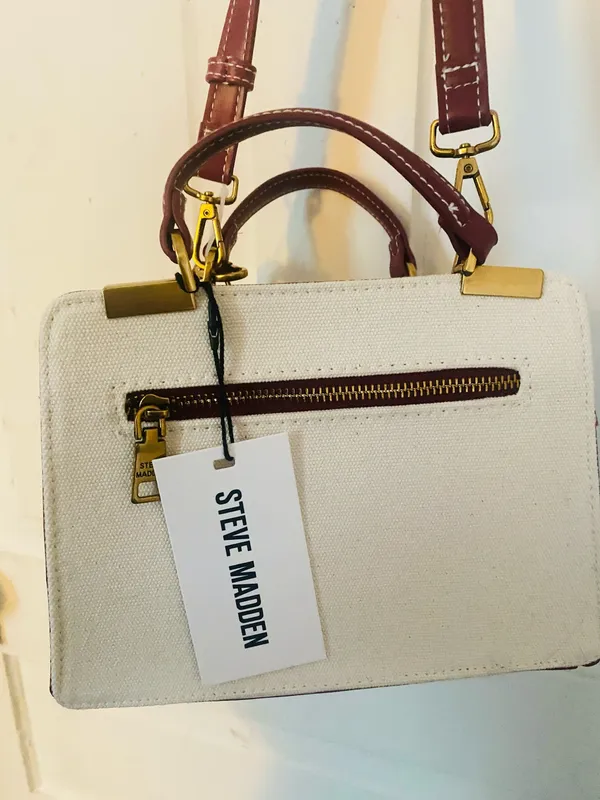 Berry Steve Madden Satchel Bag - Image 8