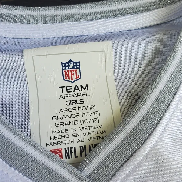 Patriots jersey 38 Stevenson women's s or girls 10-12 new with tags team appare - Image 3