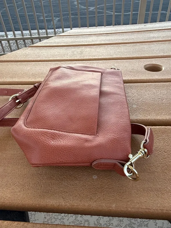 Universal Threads Brown Faux Leather Slouchy Crossbody Bag - Image 6