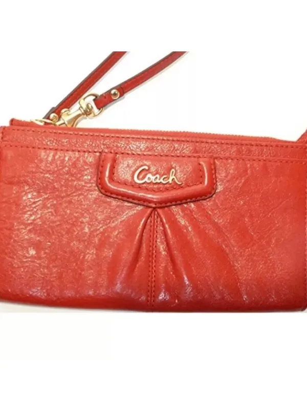 Coach Women's Long Pocketbook Wristlet, Rust - Image 2
