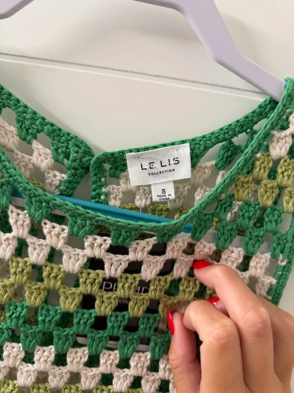 Le Lis Crochet Tank Top - Image 2