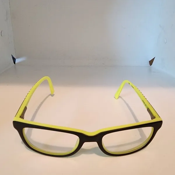 Nike Yellow & Black Prescription Glasses Frames, Case, & Cleaning Cloth - Image 3