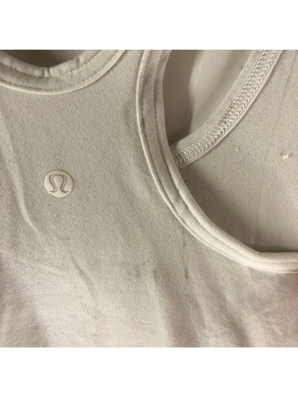 Lululemon Racerback Tank Top Athletic White 4? - Image 4