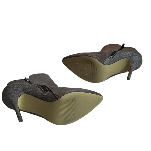Steve Madden Dace‎ Faux Croc Suede Booties Size 8 - Image 9