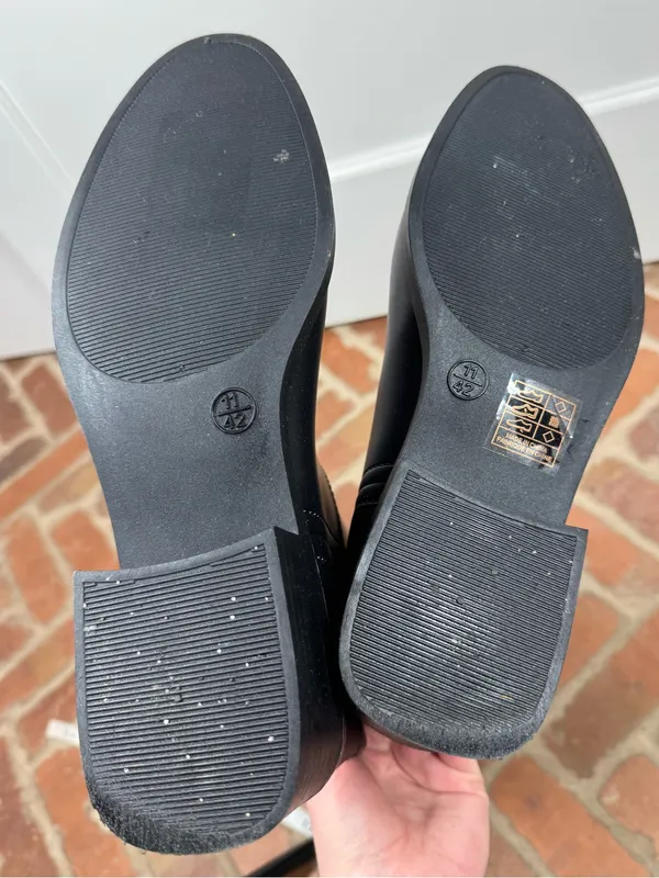 Jeffrey Campbell Torrential Rain Boot Women 11 Black Like New Waterproof Tall - Image 3