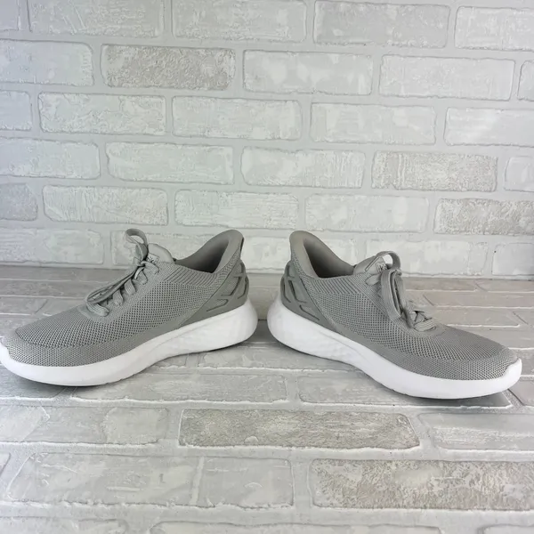 Kizik Athens Sneakers Gray Hands Free Slip On Womens 8 Mens 6.5 Lace Up Comfort - Image 9