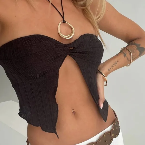 Princess Polly Black Mani Top size 10 NWT - Image 2