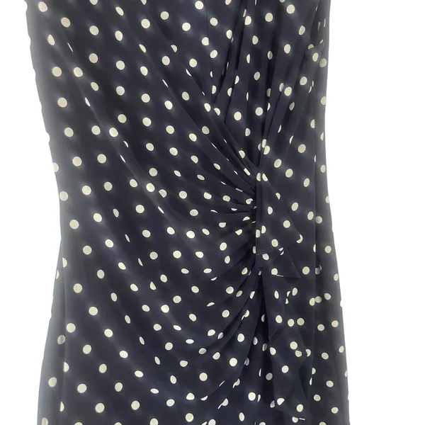 American Living Women's 14‎ Blue Polka Dot Runched Ruffle Dress Kentucky Derby - Image 4