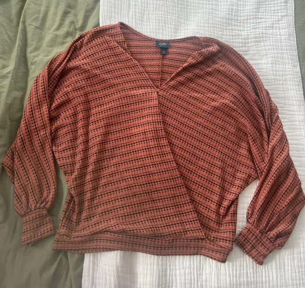 Daytrip Waffle Knit Blouse - Image 3
