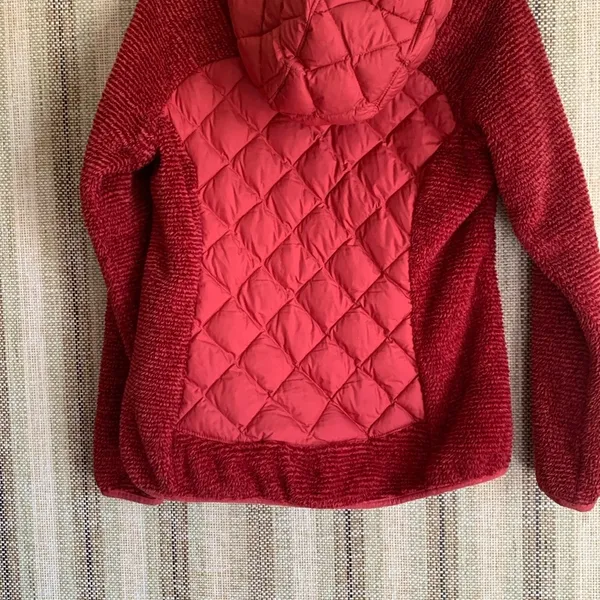 Columbia Womens Red Quilted Jacket Size XS Lightweight Puffer Fleece Outdoor - Image 4
