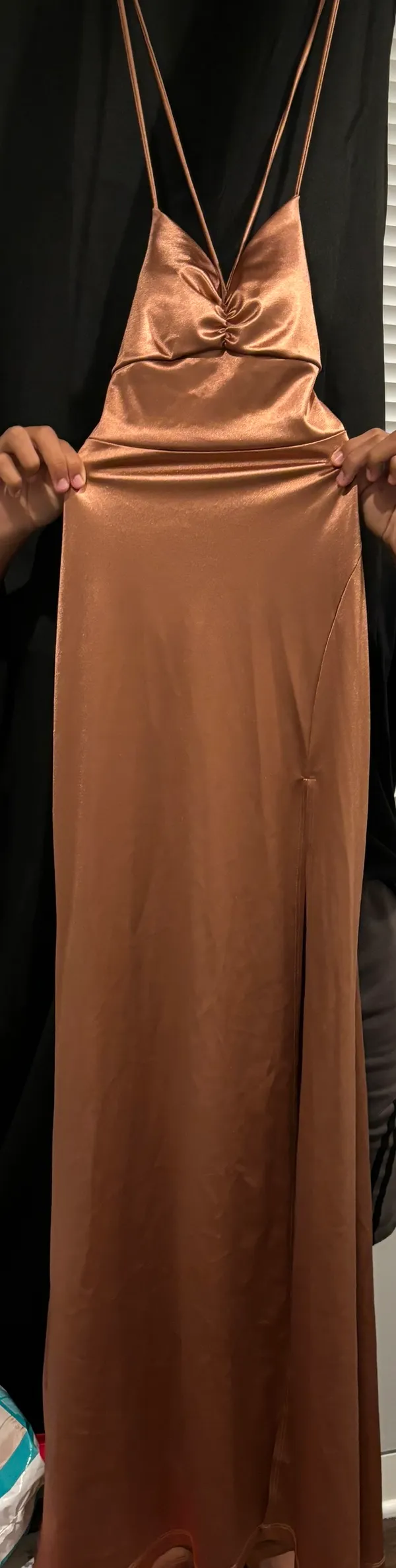 Windsor Rose Gold Maxi Formal dress - Image 2