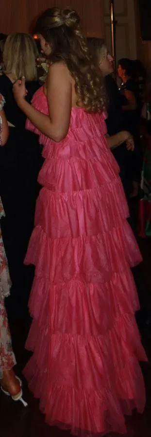 Revelry Carrie Tulle Dress - Malibu Pink - Image 5