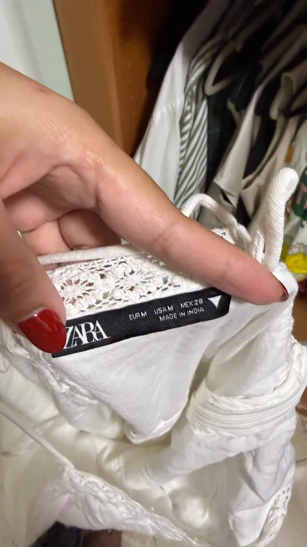 ZARA Dress Mini White - Image 3