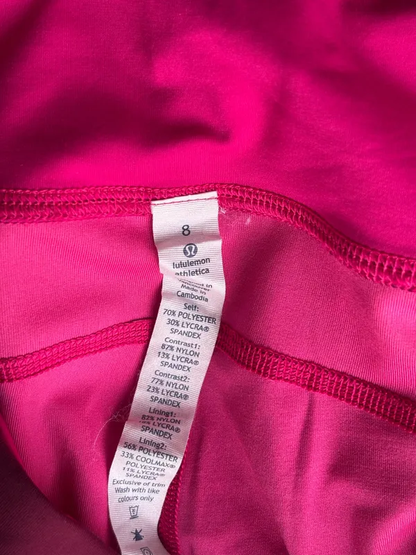 Lululemon Run: Top Speed Crop Ace Spot Jewelled Magenta Size 8 - Image 9