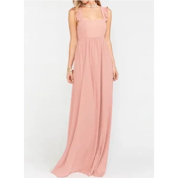 NWT Show Me Your Mumu June Maxi Dress in Rustic Mauve‎ Crisp - Image 3